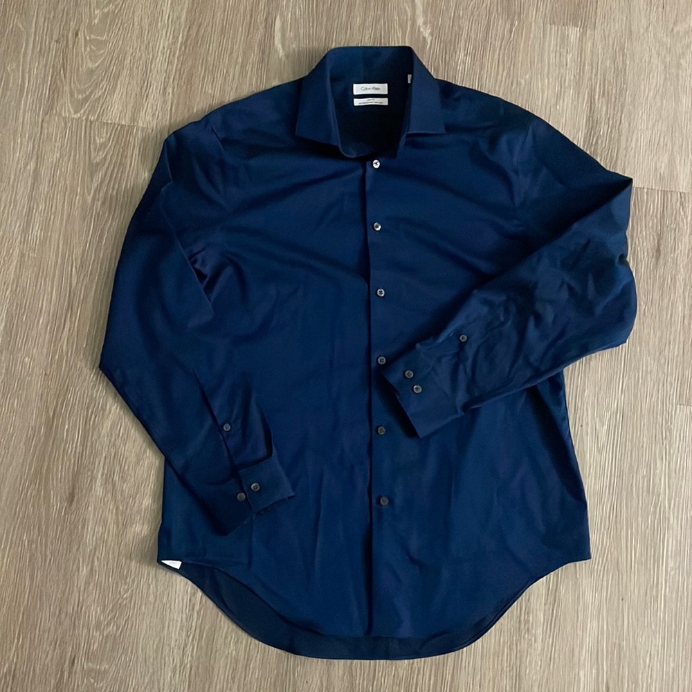 Calvin Klein Navy button down